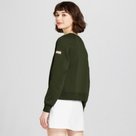 Hunter Dark Green Women's Crew Neck Sweater - Picture 1 of 6